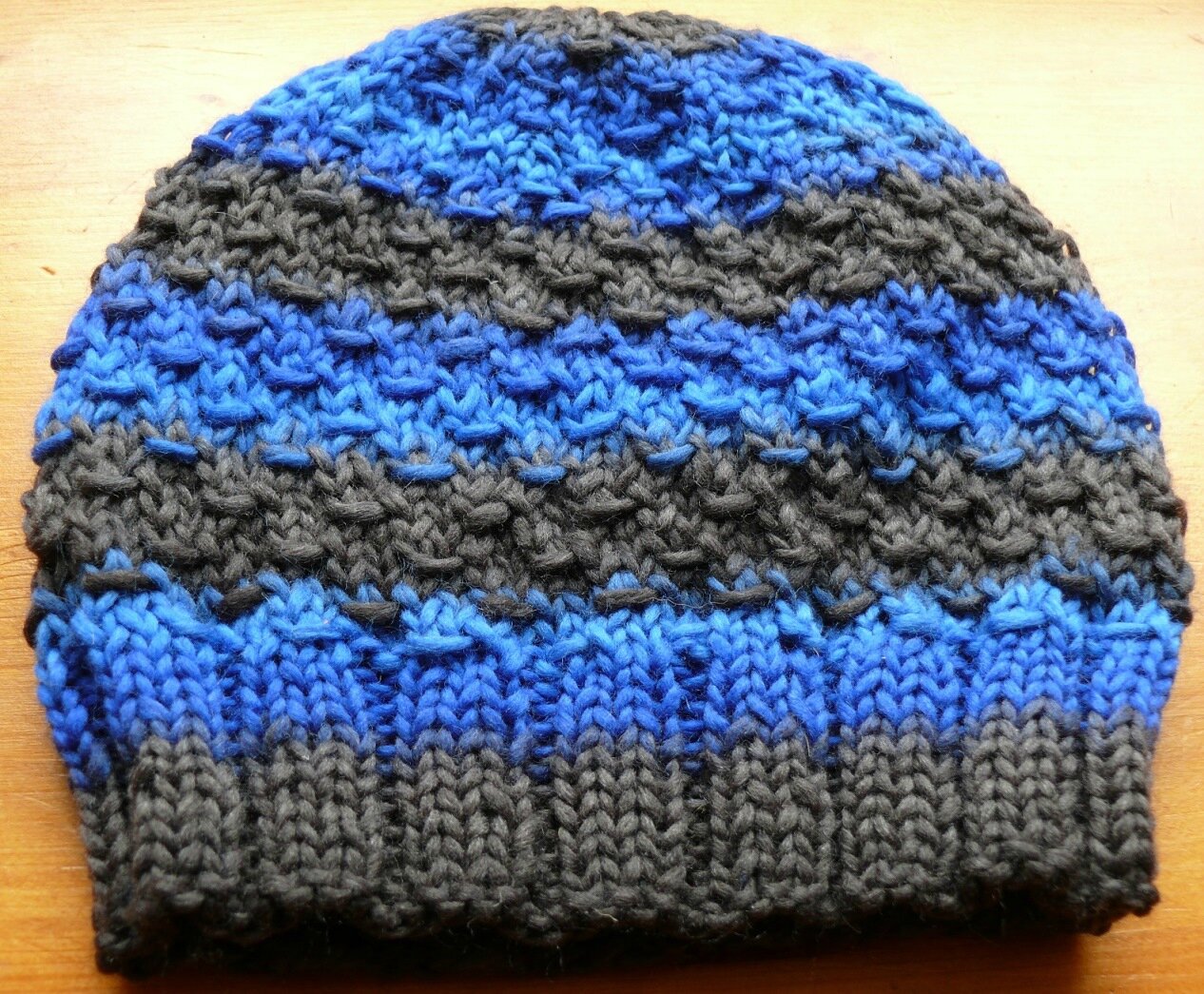tricoter un bonnet point jersey
