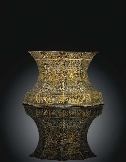 Early Indian Persian-style Brass Samovar - Michael Backman Ltd