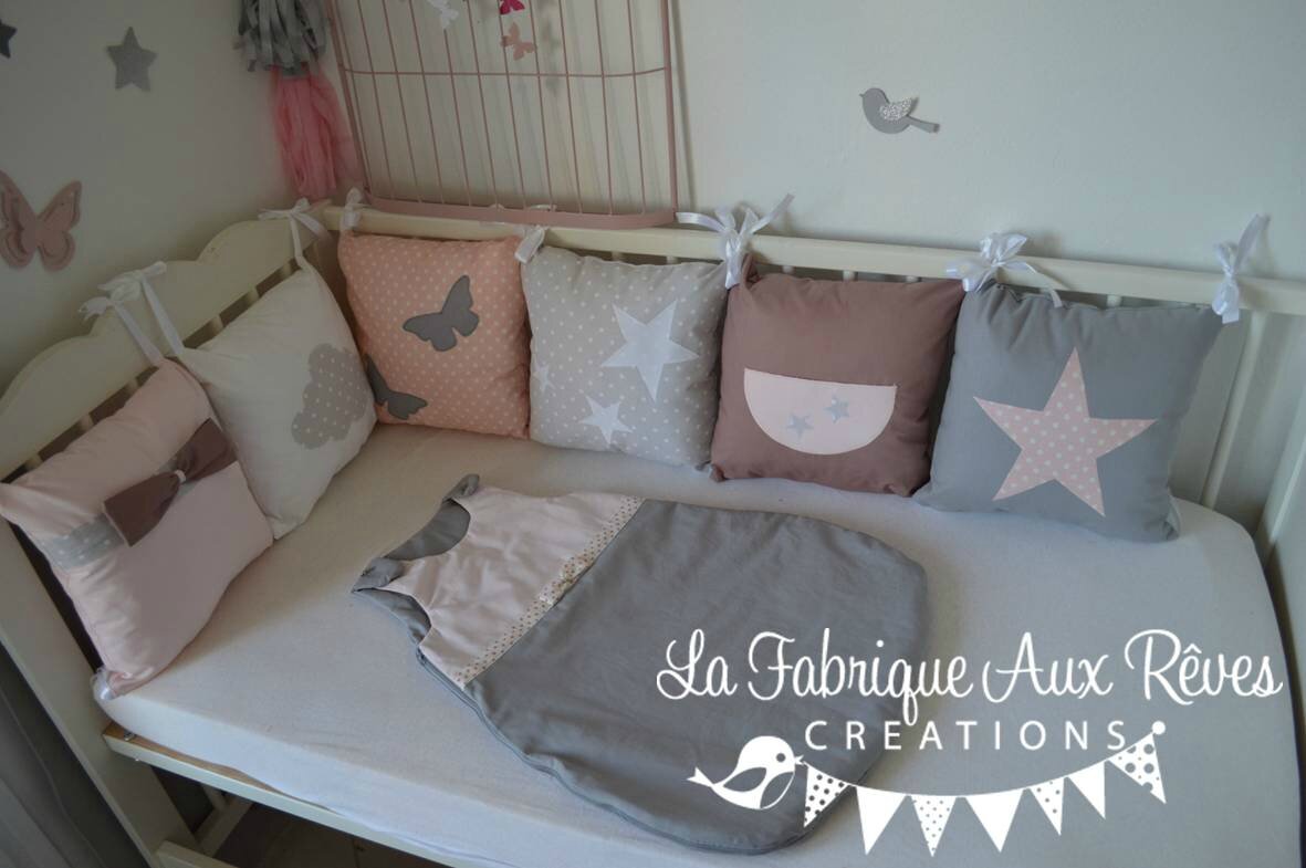 Chambre gris et rose poudre – lombards