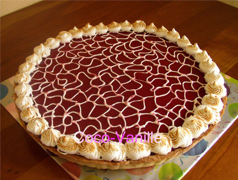 TARTE CHOCOLAT BLANC FRAMBOISE