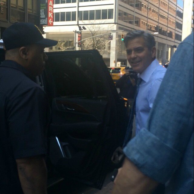 George Clooney on location: Money Monster NYC April 18, 2015 103580055