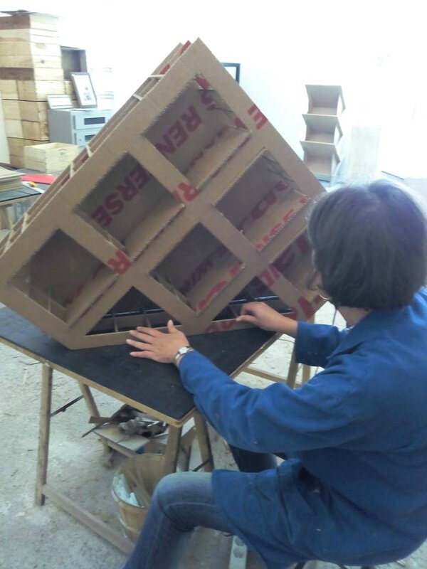Stage mobilier en carton s1