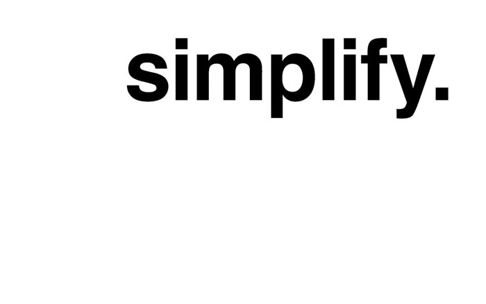 simplify