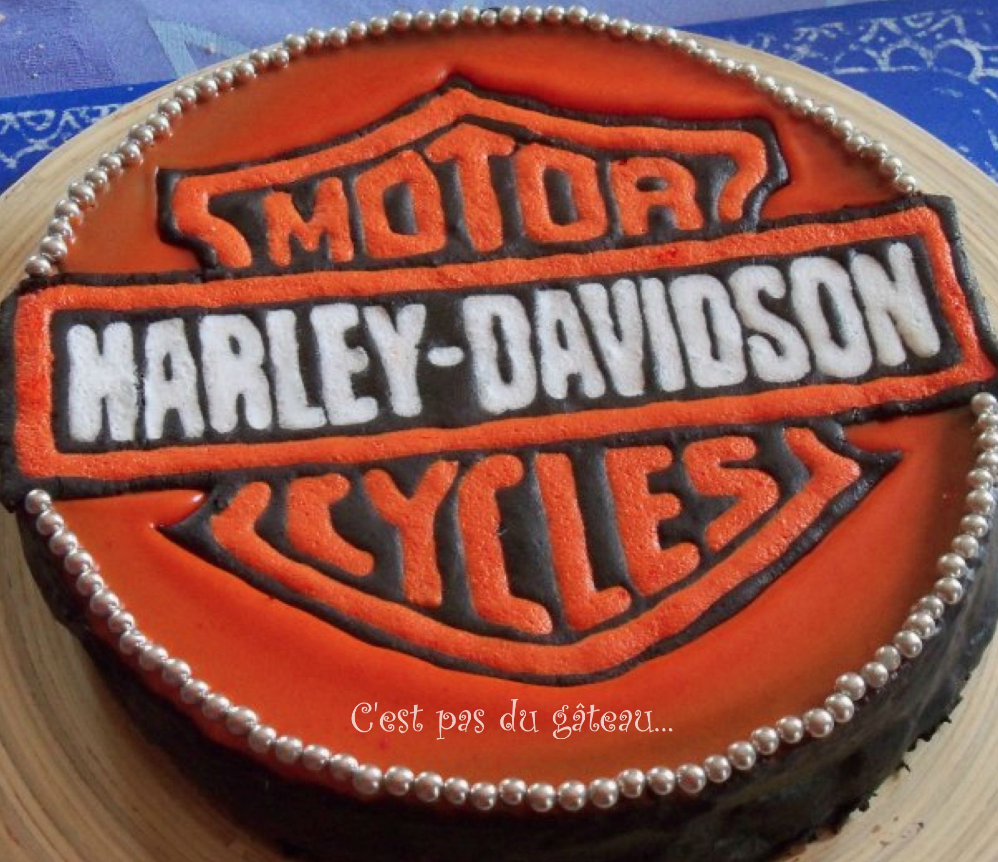 Gâteau Harley Davidson