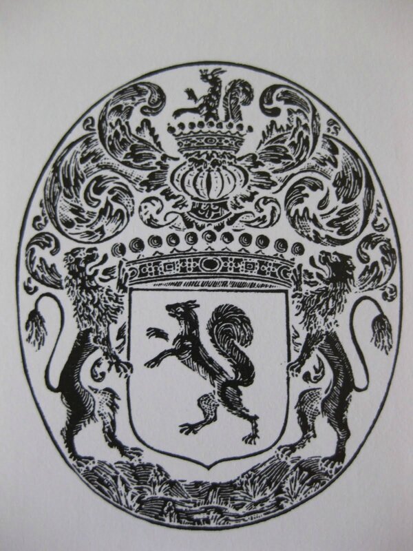 Ecureuil Ex-libris, blason de Fouquet