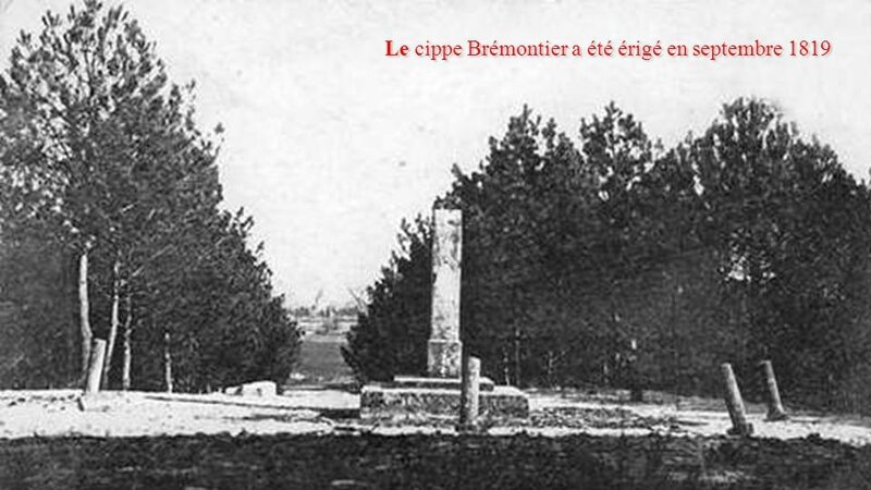 Le+cippe+Brémontier+a+été+érigé+en+septembre+1819
