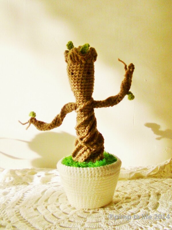amigurumi the baby groot - pimp ta life