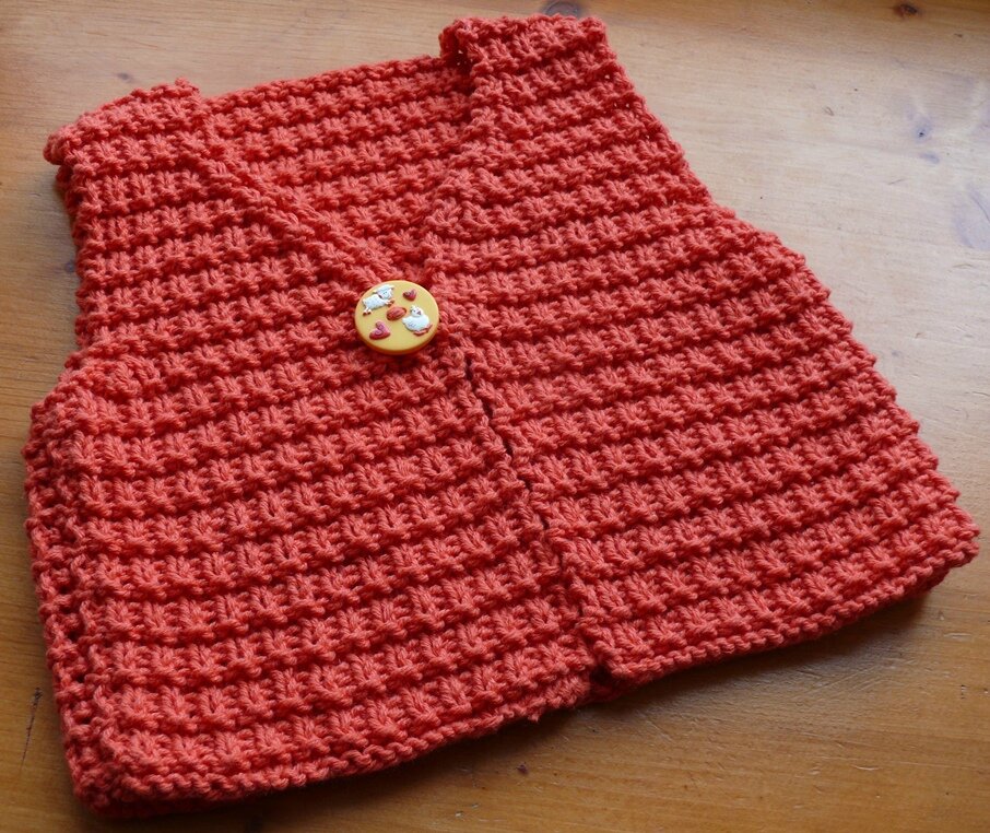 tricoter un gilet bebe facile
