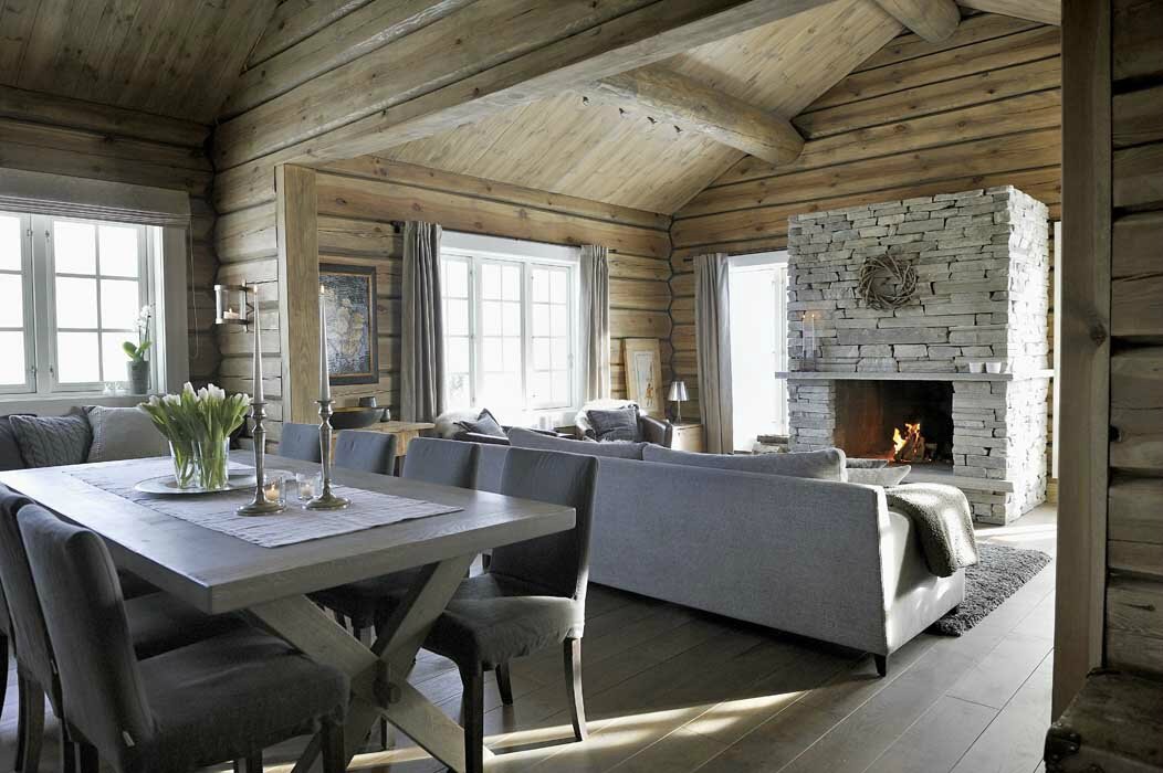 Un chalet ultra cosy sonia saelens déco Désign cheminée Chalet
