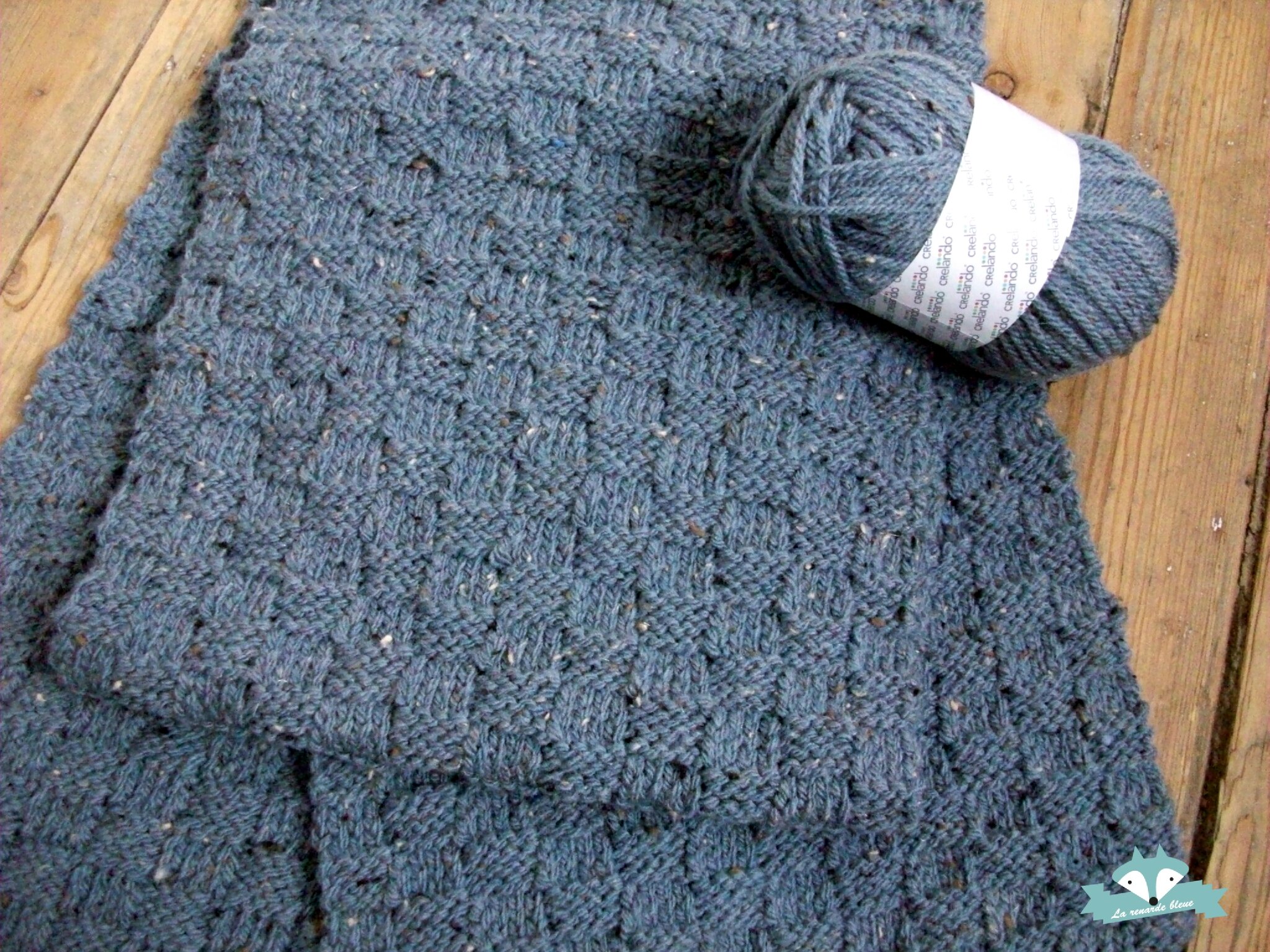 tricoter un damier
