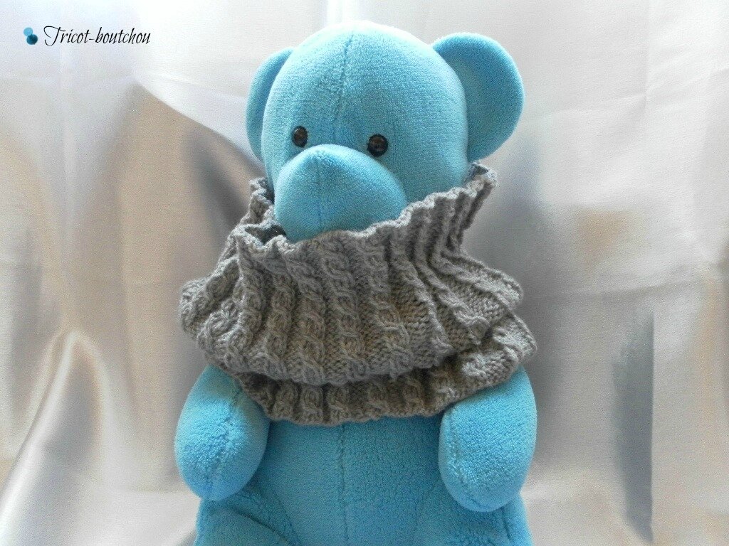 tricoter un tour de cou pour bebe