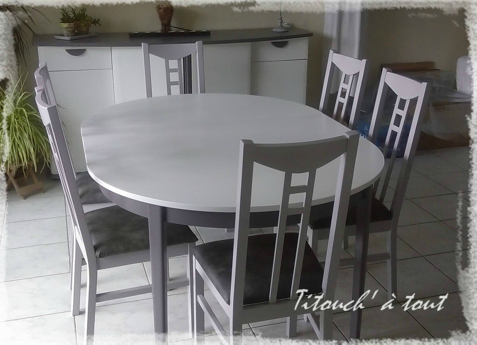 Meuble de salle a manger gris: avant / apres atelier côté déco ...