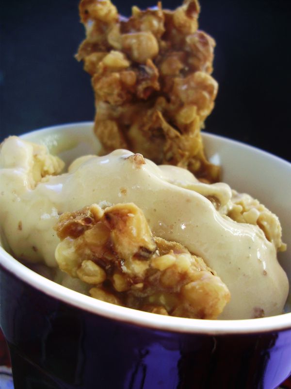 glace à la nougatine de noix