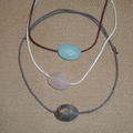 a) Pierre fine - Bracelet / Semi-precious stone - Bracelet