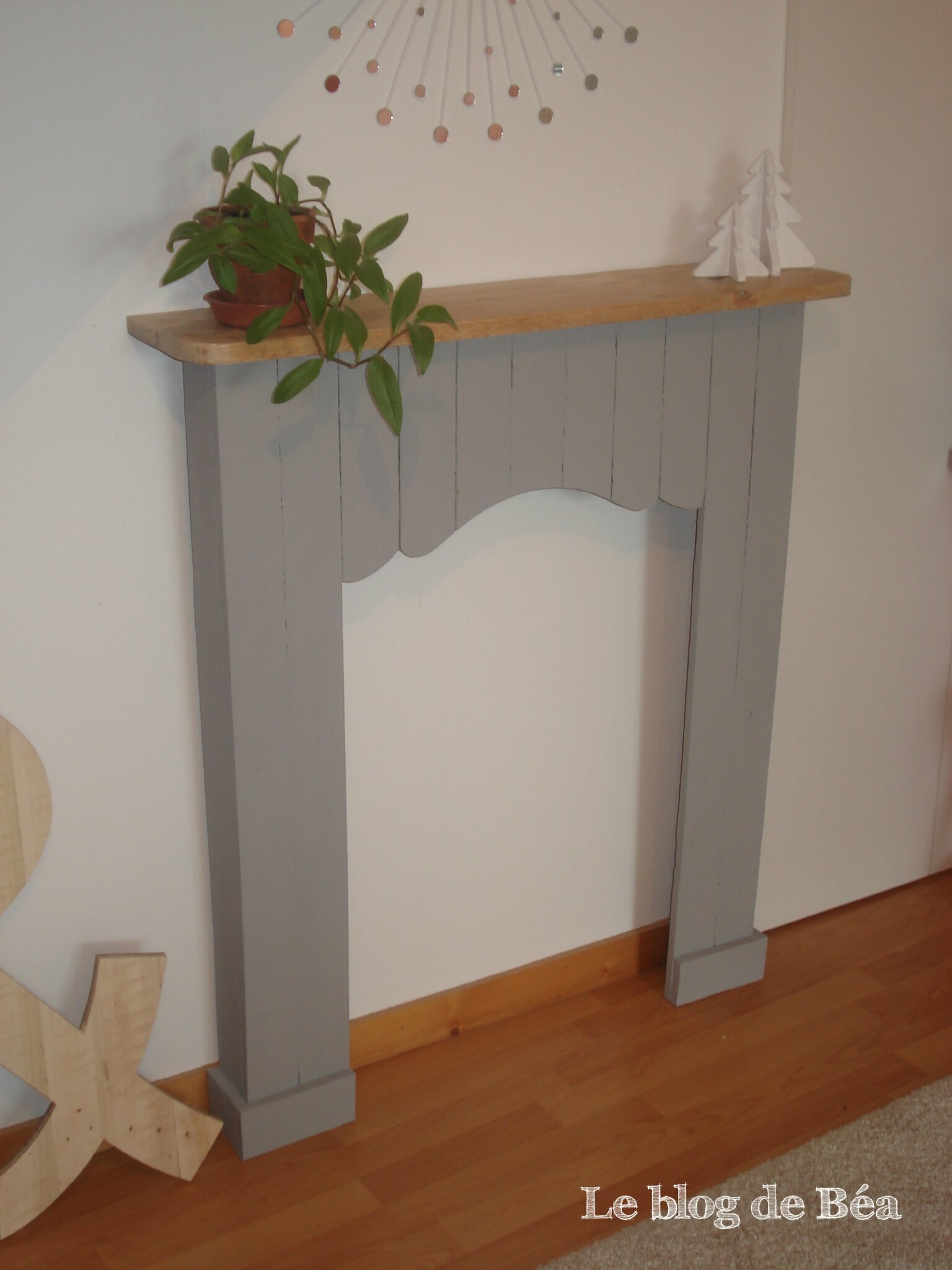 Pas à pas pour fabriquer une fausse cheminée décorative le blog ...