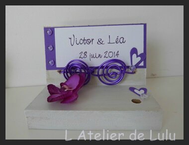 porte stylo orchidees violet