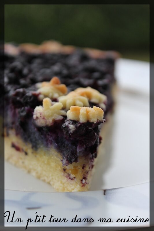 Tarte amandine myrtilles4