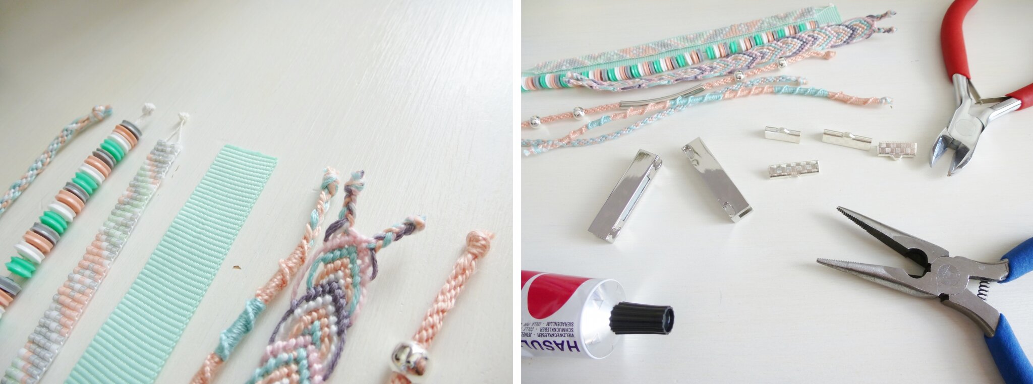 Mon bracelet manchette . aline au pays des mailles.