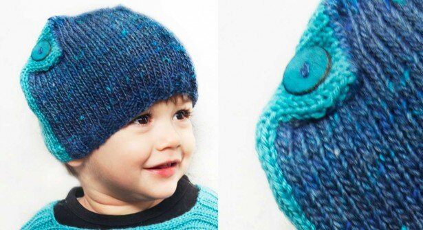 de rerum natura: Petit bonnet impromptu (ou de l'intérêt de savoir tricoter) 
