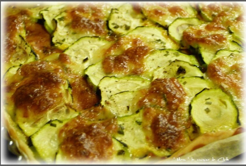 ღ Miam Tarte aux Courgettes Jambon et Mozzarella sauce Curry