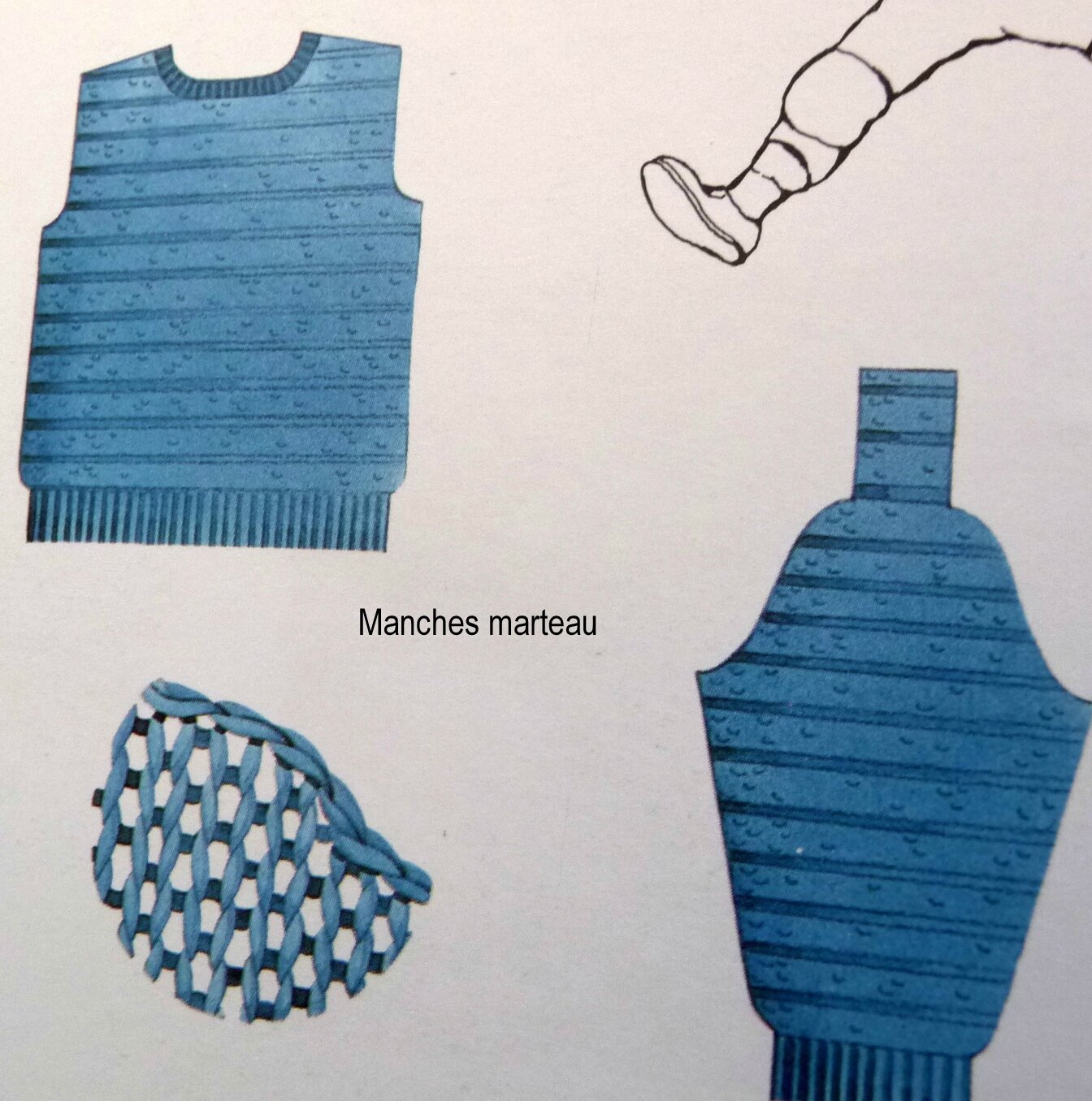 comment faire des emmanchures au tricot