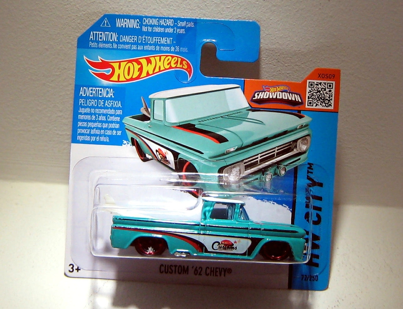 Chevrolet chevy custom de 1962 (Hotwheels 2015)