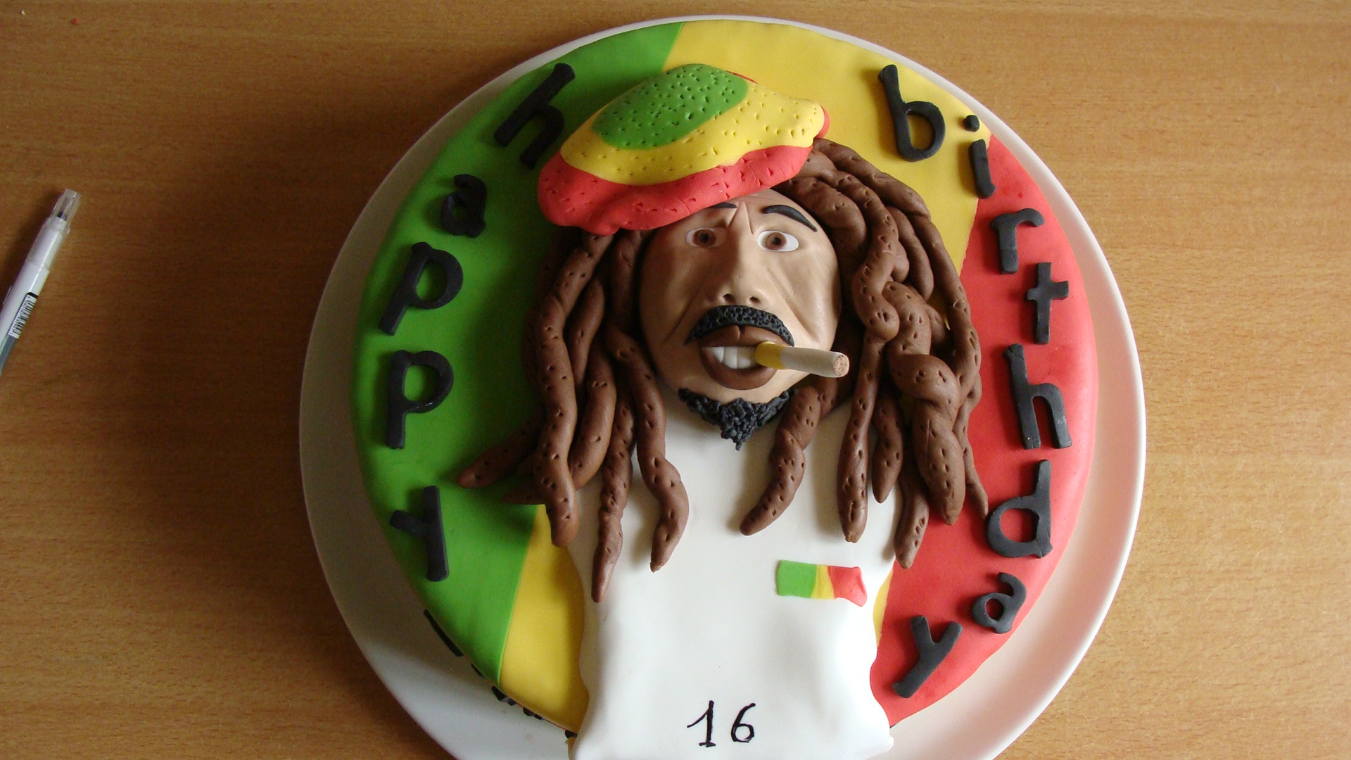 G¢teau Bob Marley coco passion · n