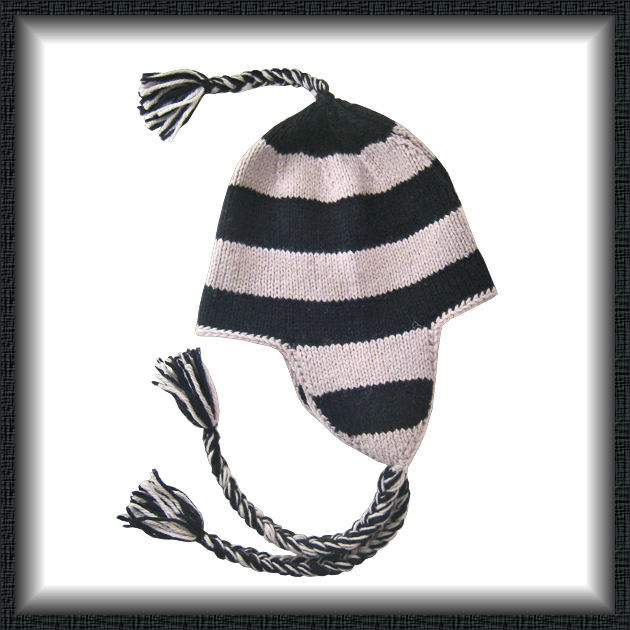 tricoter un bonnet peruvien