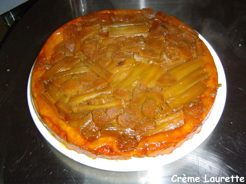 Ma Recette De Tatin De Rhubarbe Laurent Mariotte