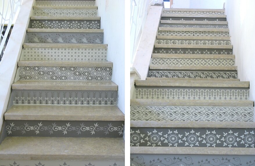 Les modes passent, les temps changent, l'escalier demeure ... Papier Escalier idées Peint