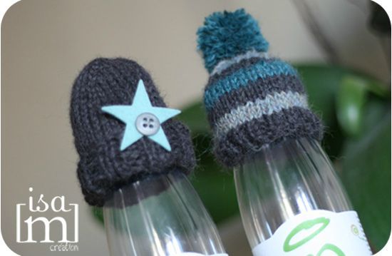 tricoter un bonnet miniature