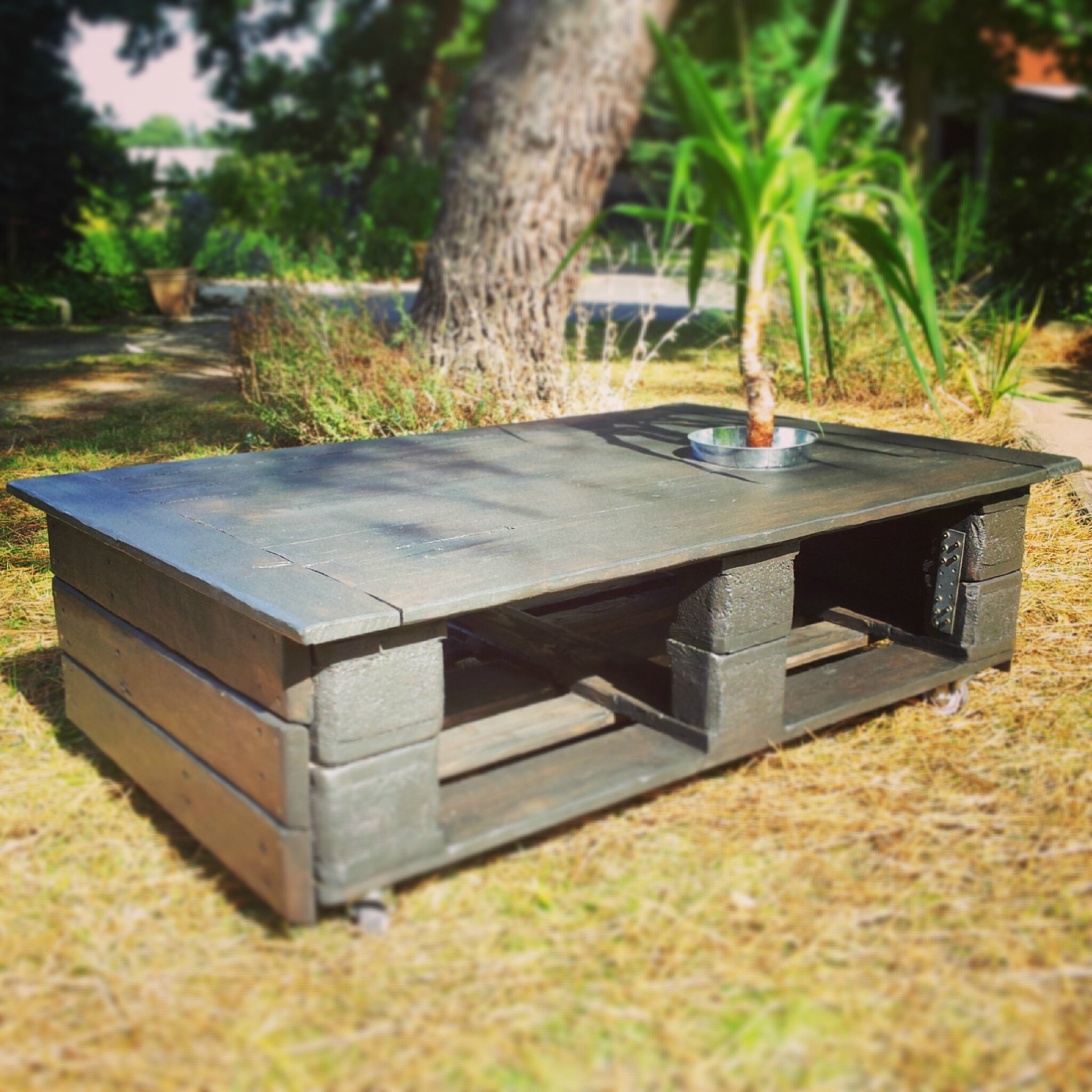 Salon jardin palette blanc: le salon de jardin en palette bricolez ...