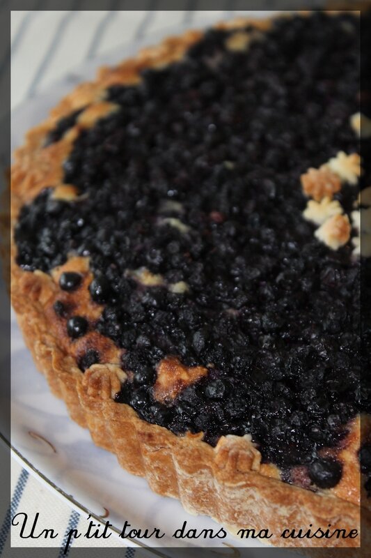 Tarte amandine myrtilles