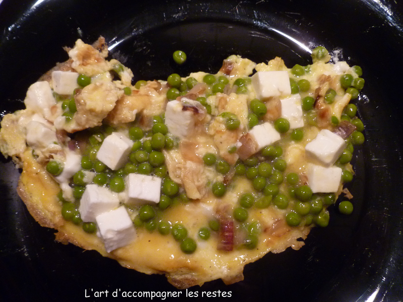 Frittata Aux Petits Pois L Art D Accompagner Les Restes