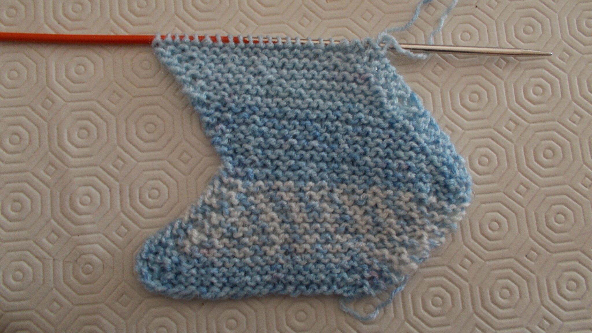tricoter 7 mailles ensemble