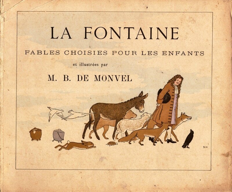Fables de la Fontaine illustrées par Boutet de Monvel