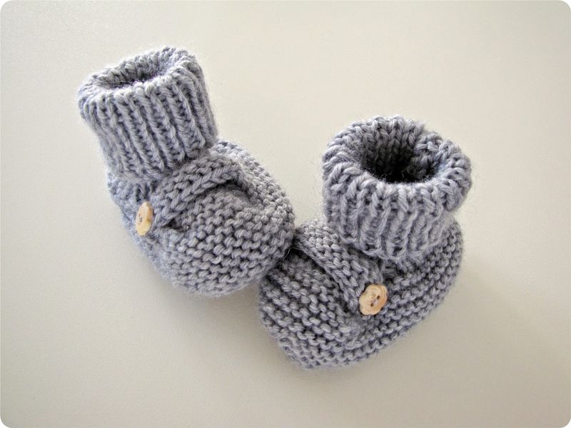 chausson a tricoter