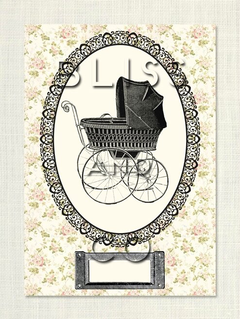 Transfert tissu textile Bliss and Co n°17