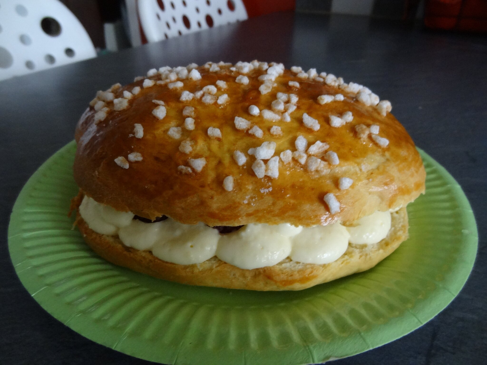 2013 Tropézienne framboises Photo de Pâtisserie La p'tite famille