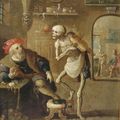 Attribué à Frans Francken le Jeune (1581 - 1641) Le mort jouant du violon