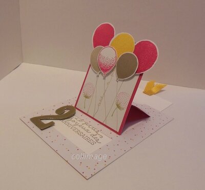 Carte Anniversaire 2 Ans Collimage