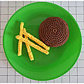 Steak frites au crochet