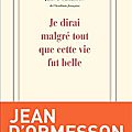 Au plaisir de lire, jean d'o.