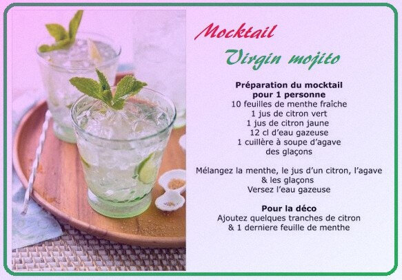 Mocktail Virgin Mojito La Cuisine De Gwenvaëlle