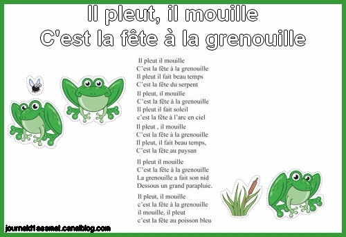 Comptine: la grenouille - Le quotidien d'une assistante maternelle