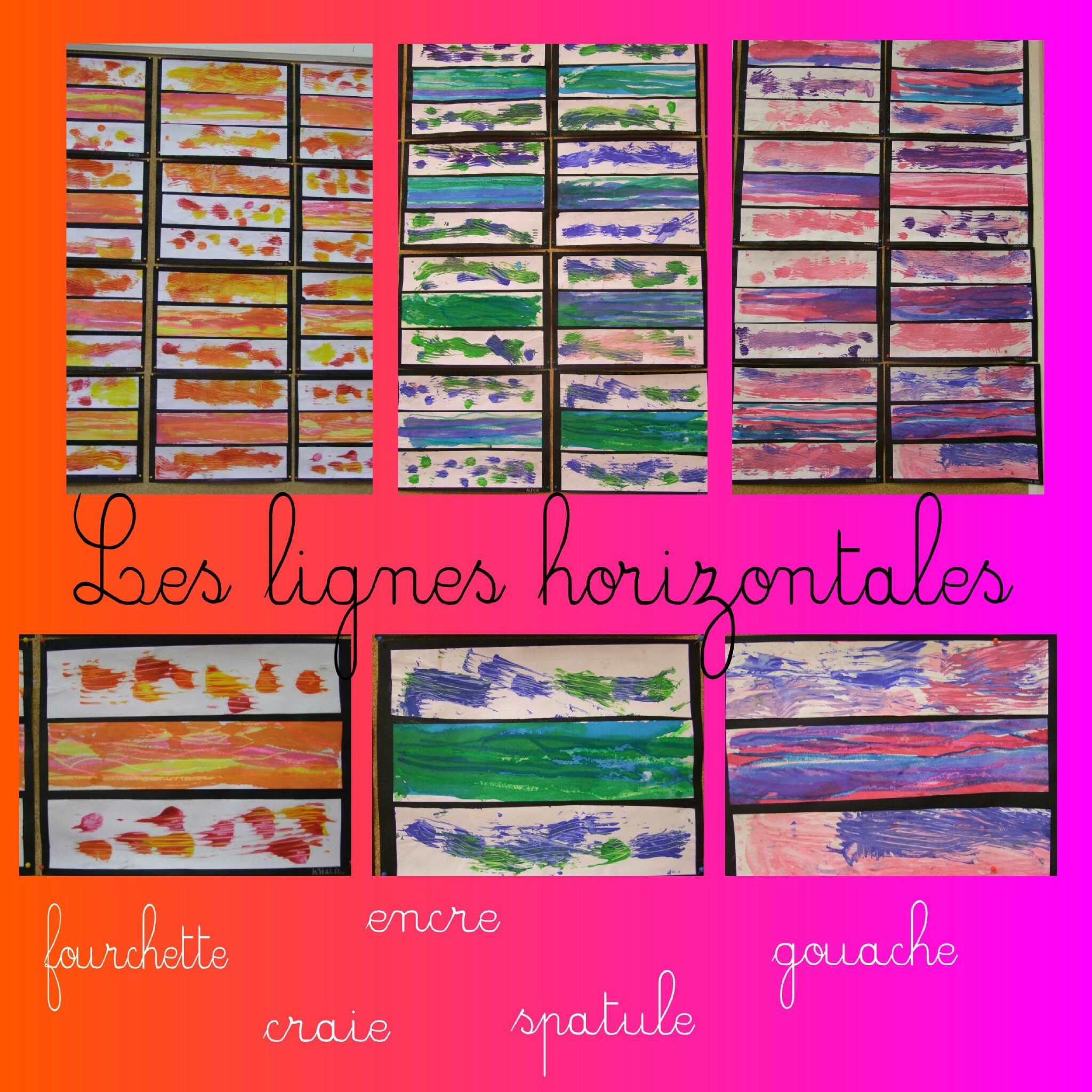 Lignes Horizontales 3 Coul - Photo De Graphisme - Bidouille Et ...