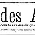 Gazette des ardennes : listes de soldats français inhumés derrière le front allemand.