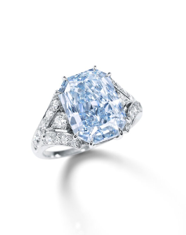 Cartier blue diamond outlet ring