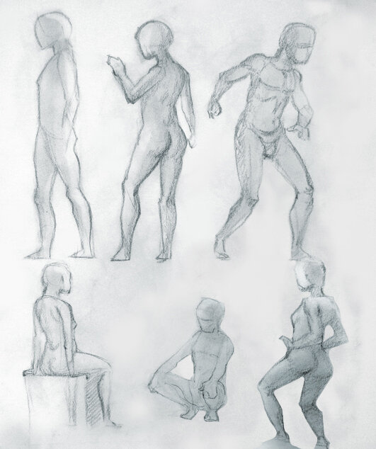 pose