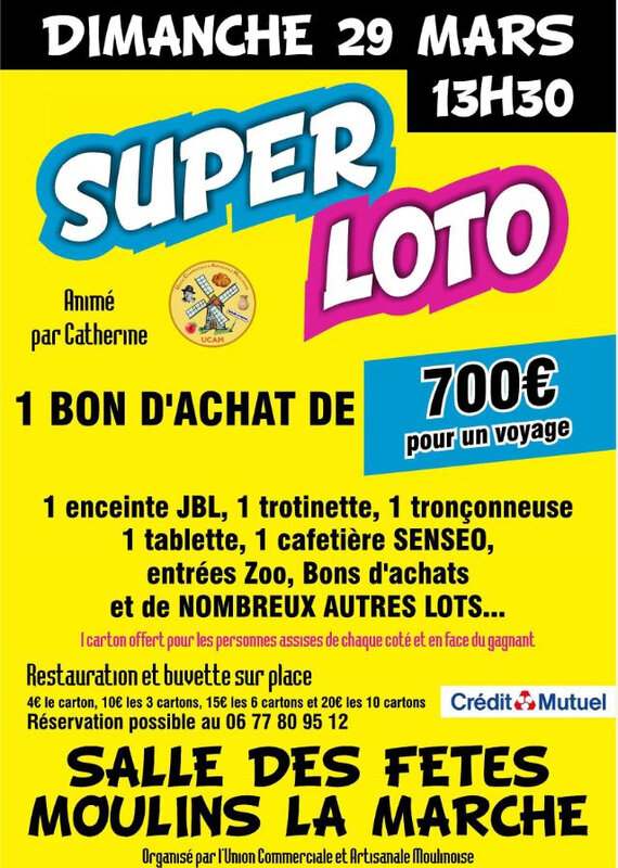 MOULINS LA MARCHE Loto TOUTE L'INFO